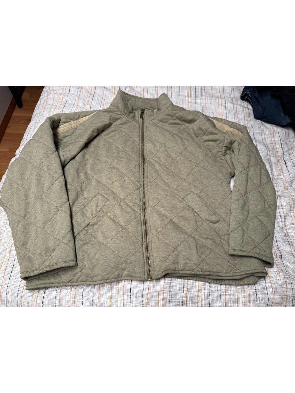 Bagatelle Collection Diamond Quilted Jacket Size 2X Olive Green